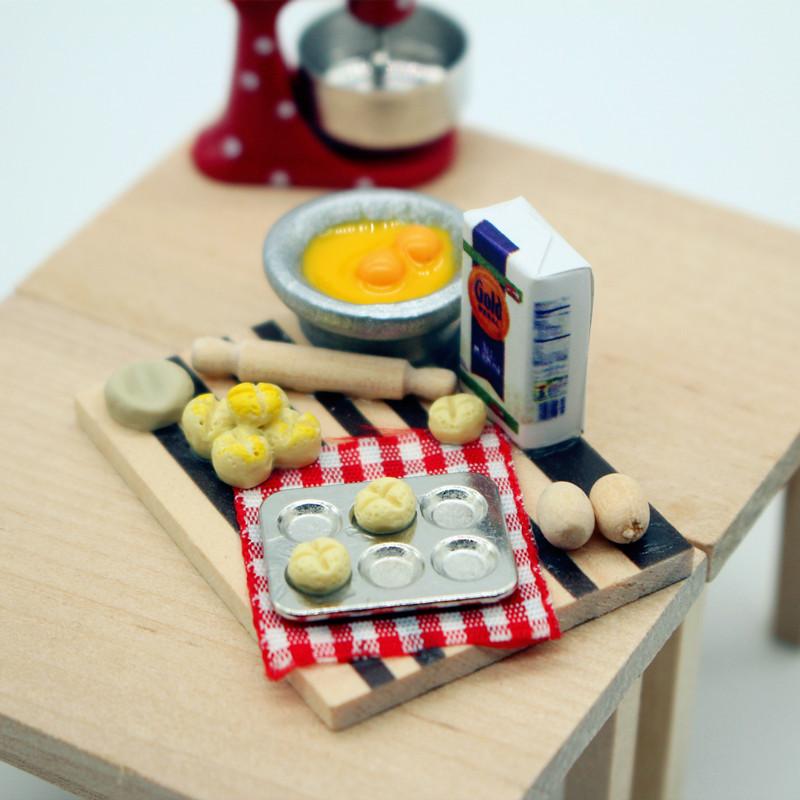 Kids Toys Play Egg - Dollhouse Gıda Oyuncak Pasta Yapma İstasyonu