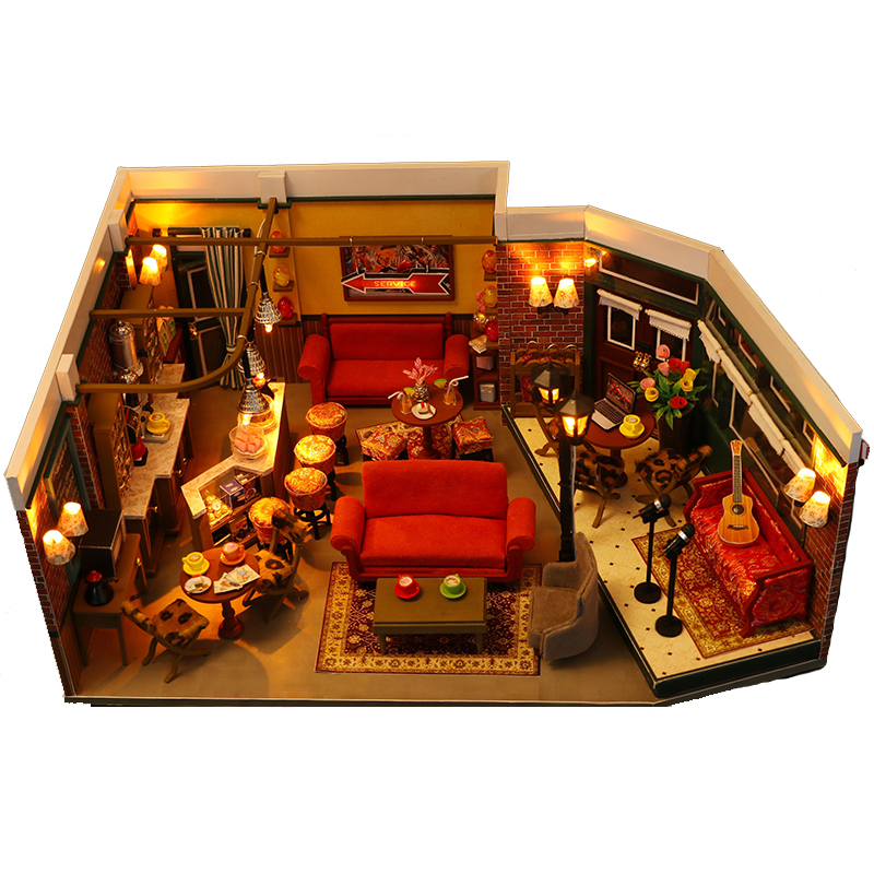 Kids Toys Nyc - DIY Ahşap Arkadaşlar New York Cafe