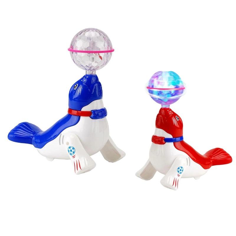 Kids Y Toys - Yürüyen, Dönen, Elektrikli Deniz Aslanı Oyuncak,