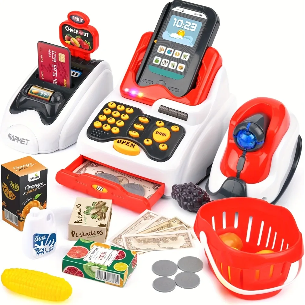 Kids Toys Shop - 33 adet oyuncak yazarkasa çocuklar için