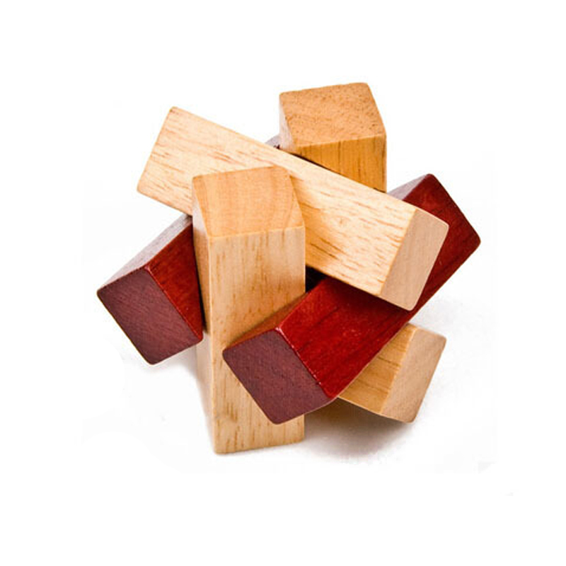 Wooden Puzzle Kids - Ahşap Düğüm Bulmacası Yetişkinler ve Çocuklar