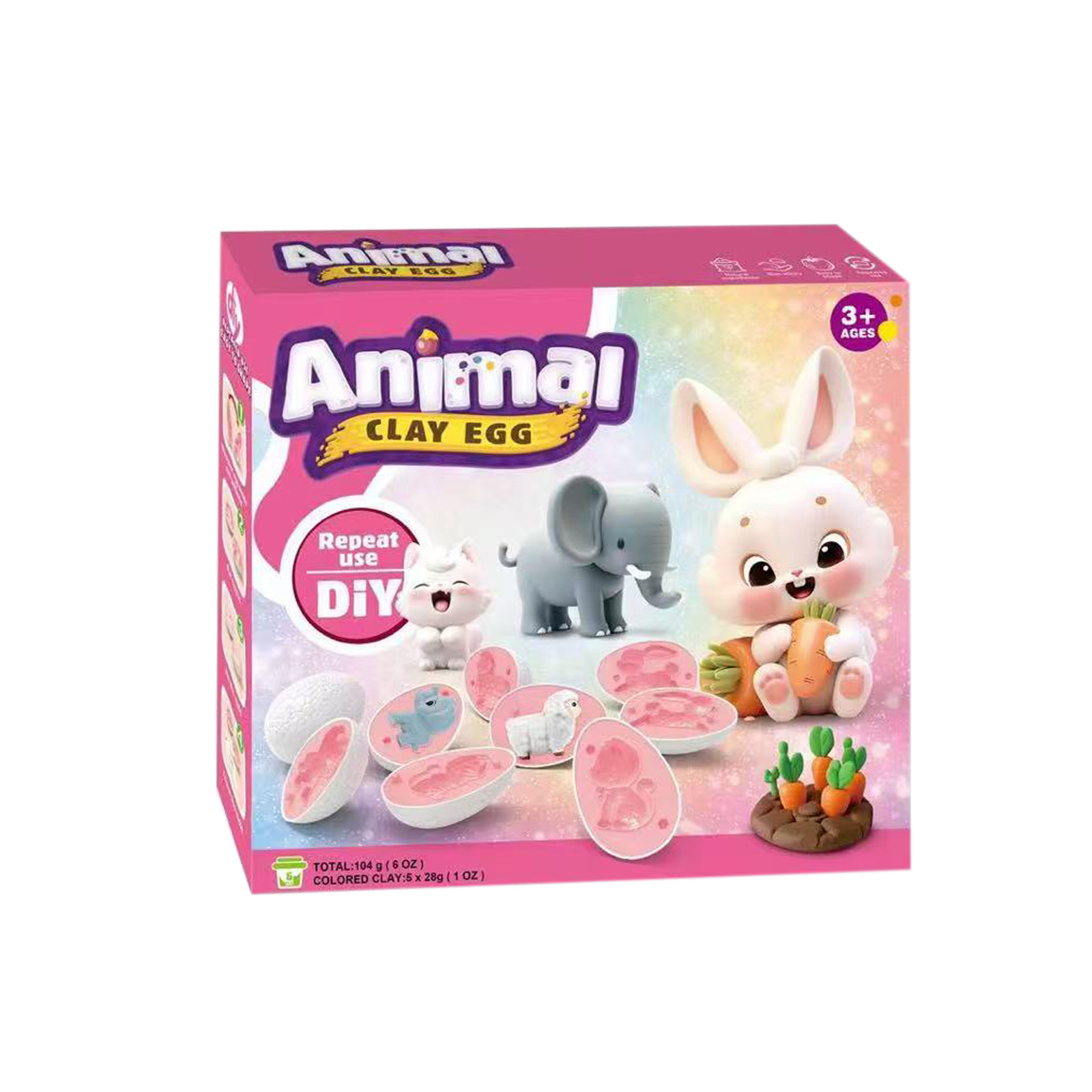 Hayvan Figürlü Renkli Kil Yumu - Kids Toys Play Egg incelemesi ve fiyatı