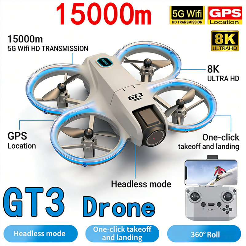 Yeni GT3 MAX Drone 8K HD Hava  - Kids Toys Helicopter incelemesi ve fiyatı