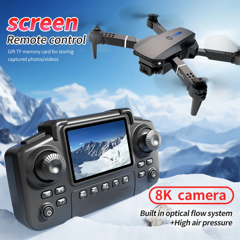 Profesyonel E88 PRO Drone, Ekr - Kids Toys Helicopter incelemesi ve fiyatı