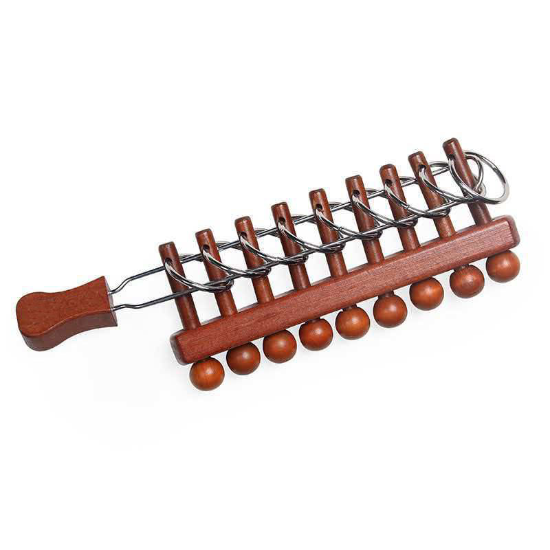 Klasik Çin Dokuz Bağlantılı Ha - Wooden Puzzle Kids incelemesi ve fiyatı