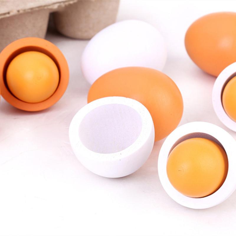 6 Adet Mutfak Ahşap Yapay Yumu - Kids Toys Play Egg incelemesi ve fiyatı