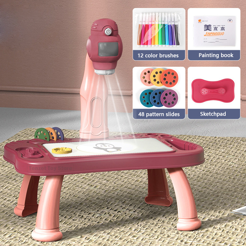 Akıllı projektör çocuklar boya - Learning Tablet Kids incelemesi ve fiyatı